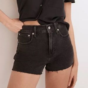 Madewell High-Rise Denim Shorts in Lunar Wash Size 27 NWT